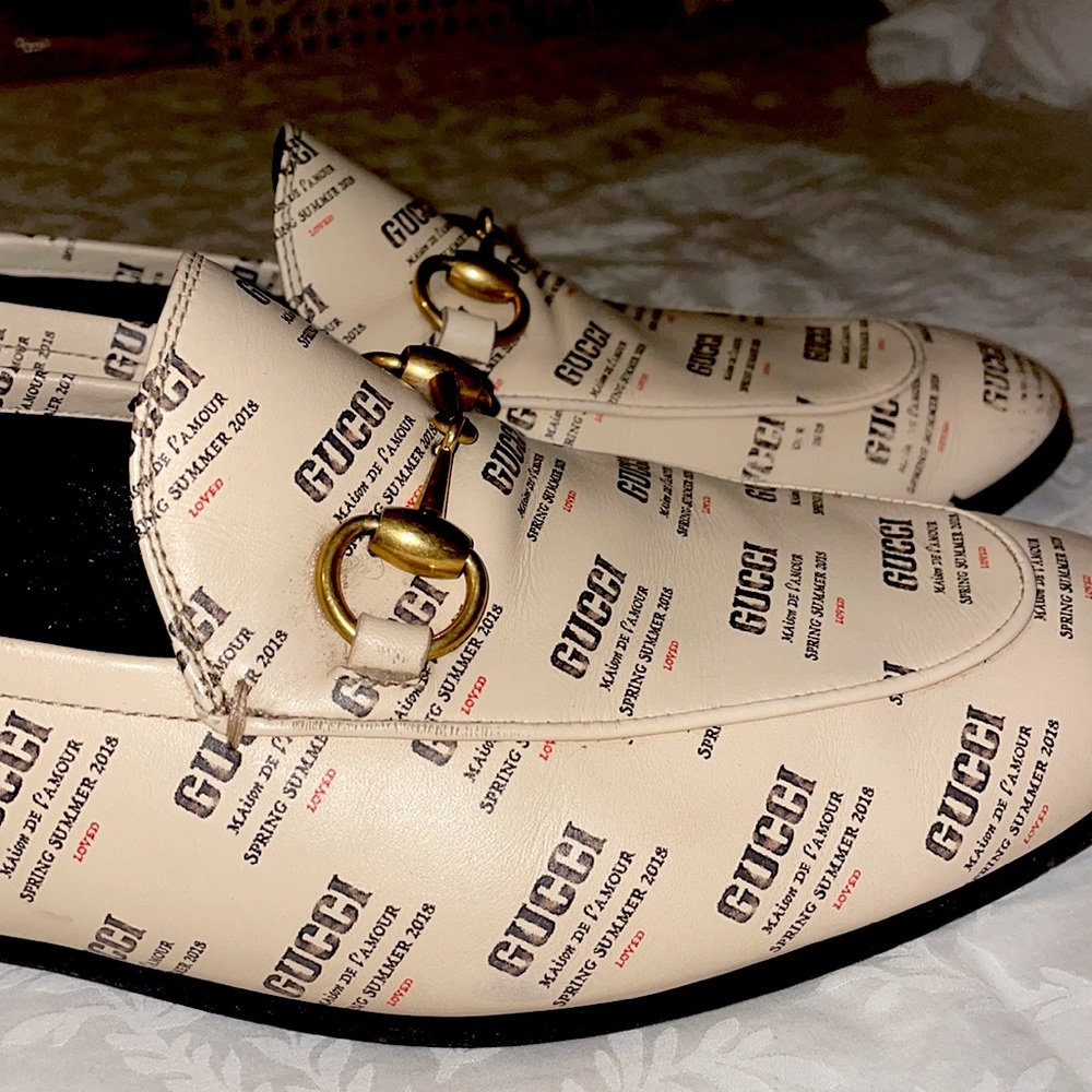 GUCCI 2018 Princetown Maison De L'Amour Loafers SIZE 11